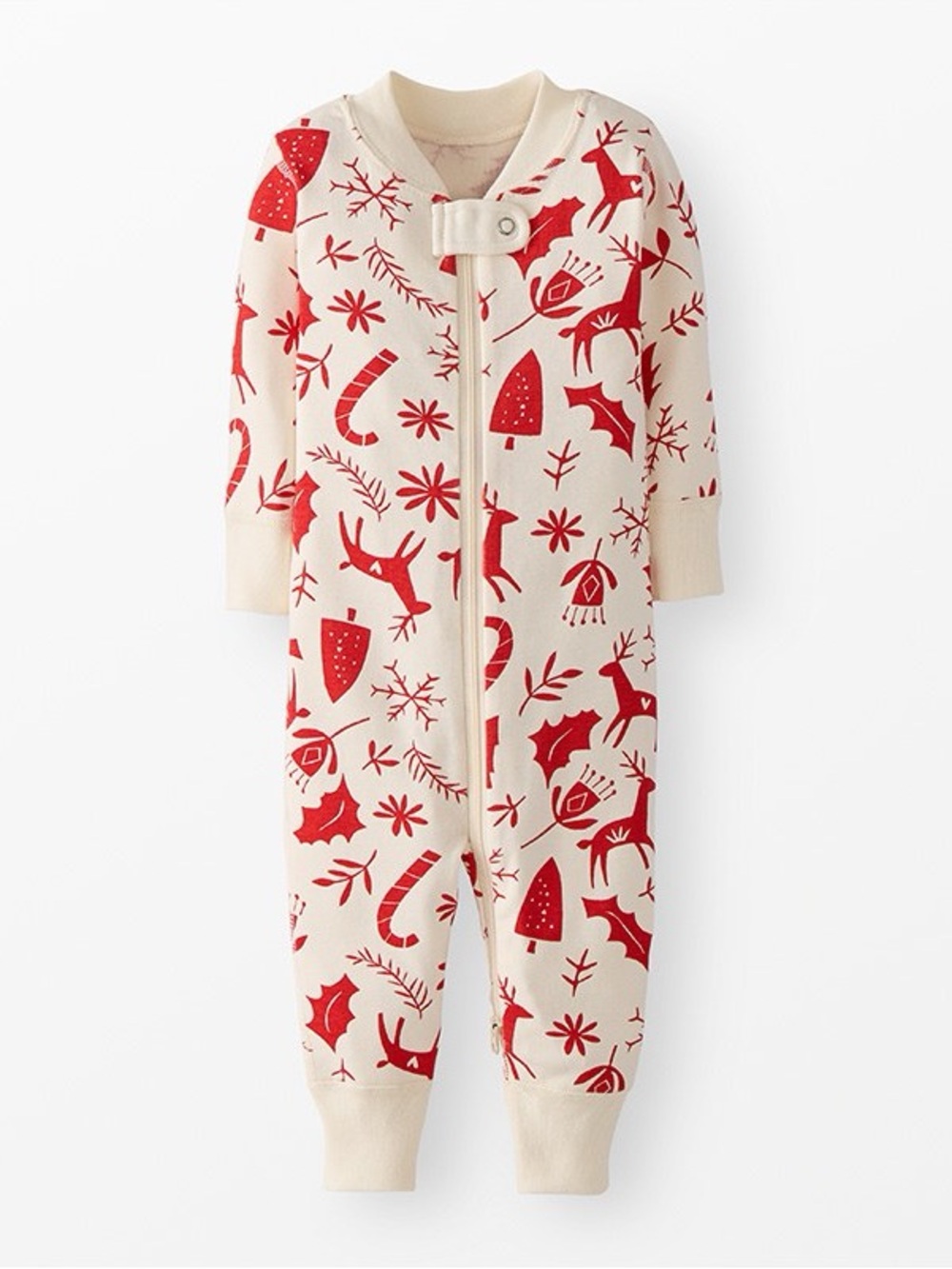 Hanna Andersson Scandicane Christmas Baby Zip Sleeper